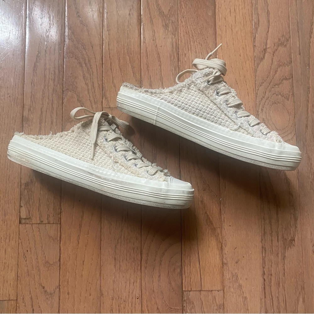 Zara slip-on canvas sneakers